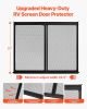 RV Screen Door Protector 24.5 x 20 inch Door Grille Easy to Install Disassemble