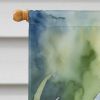 Great Blue Heron Bird House Flag Large Porch Sleeve Pole Decorative Outside Yard Banner Artwork Wall Hanging, Polyester, House Size, Multicolor