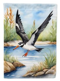 Black Skimmer Bird House Flag Large Porch Sleeve Pole Decorative Outside Yard Banner Artwork Wall Hanging, Polyester, House Size, Multicolor (Default: Default)