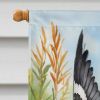 Black Skimmer Bird House Flag Large Porch Sleeve Pole Decorative Outside Yard Banner Artwork Wall Hanging, Polyester, House Size, Multicolor